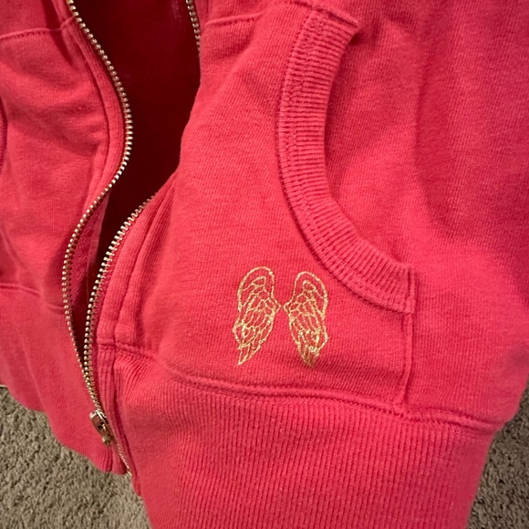 Y2K Vintage Victorias Secret Angel Supermodel Essentials bling hoodie 💖✨ - Picture 2 of 6